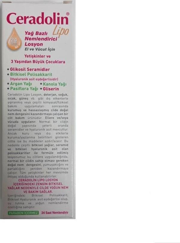 Dermadolin Ceradolin Lipo Yağ Bazlı Nemlendirici Losyon 50ml - Image 1