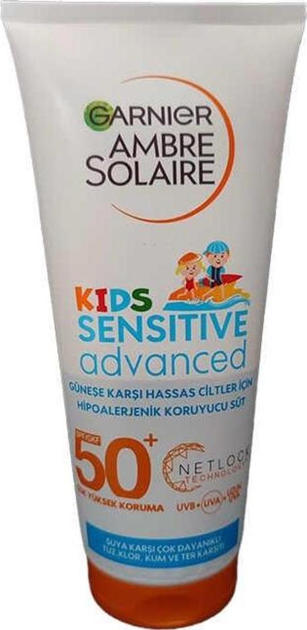 Garnier Ambre Solaire Kids Sensitive Advanced Süt SPF50+ 200ml - Image 1