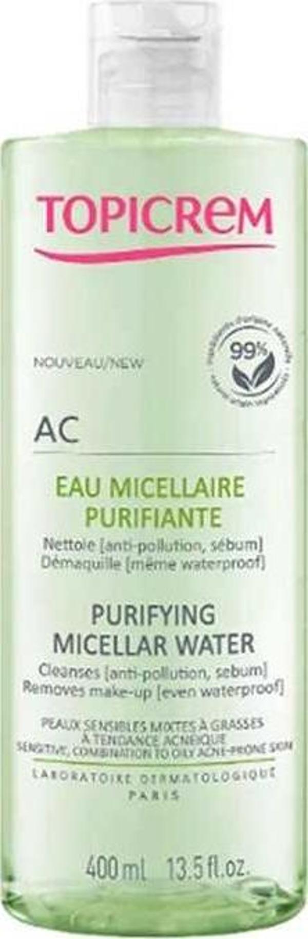 Topicrem AC Temizleme Suyu 400ml - Image 1