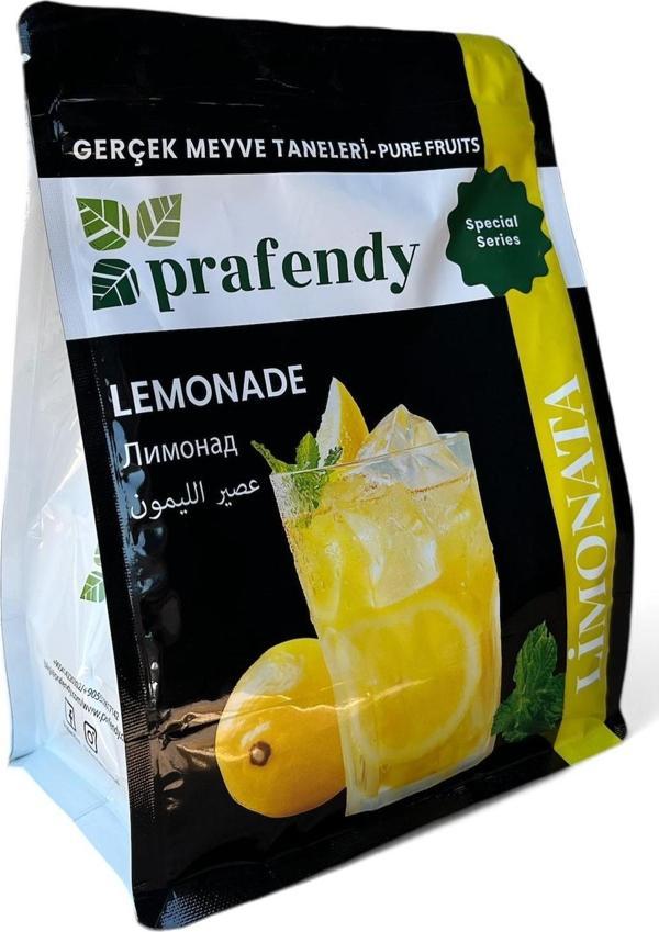  PRAFENDY EV YAPIMI TADINDA GERÇEK MEYVE TANELİ TOZ LİMONATA 1 Kg - Image 1