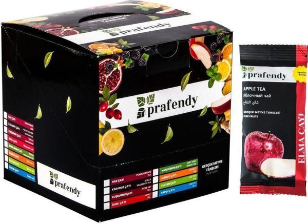 PRAFENDY ELMA ÇAYI GERÇEK MEYVE TANELİ TEK İÇİMLİK 20x15 GR - Image 1