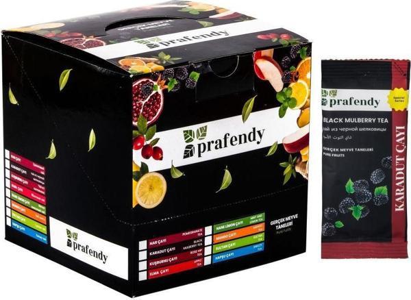 PRAFENDY KARADUT ÇAYI GERÇEK MEYVE TANELİ TEK İÇİMLİK 20 Ad. x15 GR - Image 1