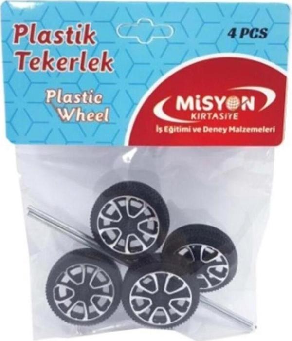 Misyon Plastik Tekerlek Küçük St-9872 (4 Lü Paket) - Image 1