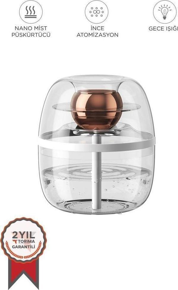 Torima K30 Humidifier Hava Nemlendirici Aroma Terapili Buhar Makinesi - Image 1