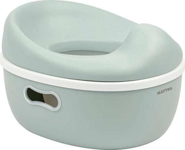 Nattou Potty Care 3 in 1 Lazımlık- Oturak Ve Tuvalet Adaptörü Yeşil - Image 1