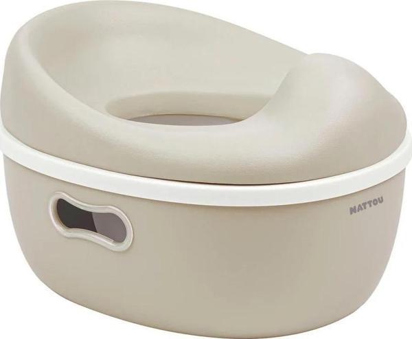 Nattou Potty Care 3 in 1 Lazımlık- Oturak Ve Tuvalet Adaptörü Bej - Image 1