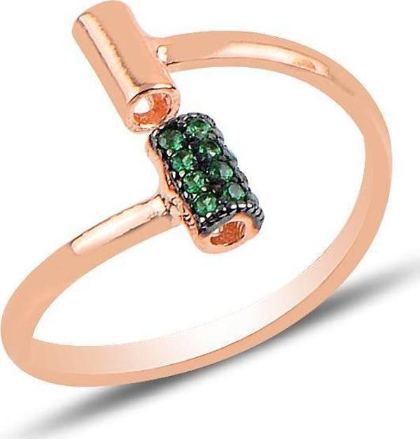 Gümüş ayarlamalı tarz yüzük SGTL9957YSL  - Image 1