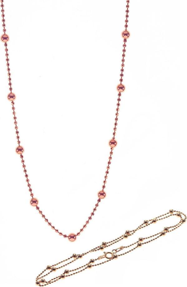 Gümüş 45 cm rose hepsi top top zincir  - Image 1