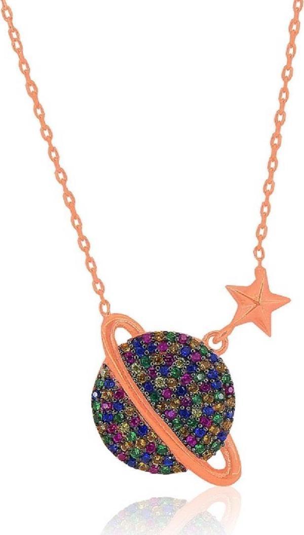 Söğütlü Silver Gezegen kolye  - Image 1