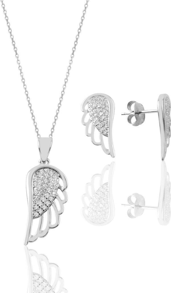 Gümüş kanat modeli ikili set  - Image 1