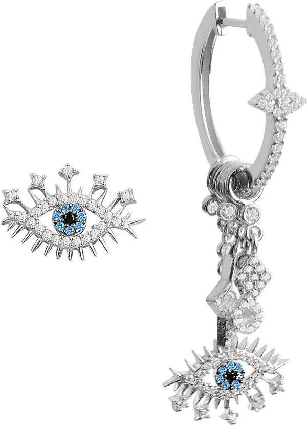 Gümüş lareyn şans küpe  - Image 1