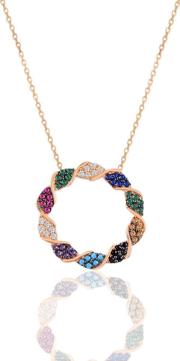 Gümüş sevgi çemberi kolye  - Image 1