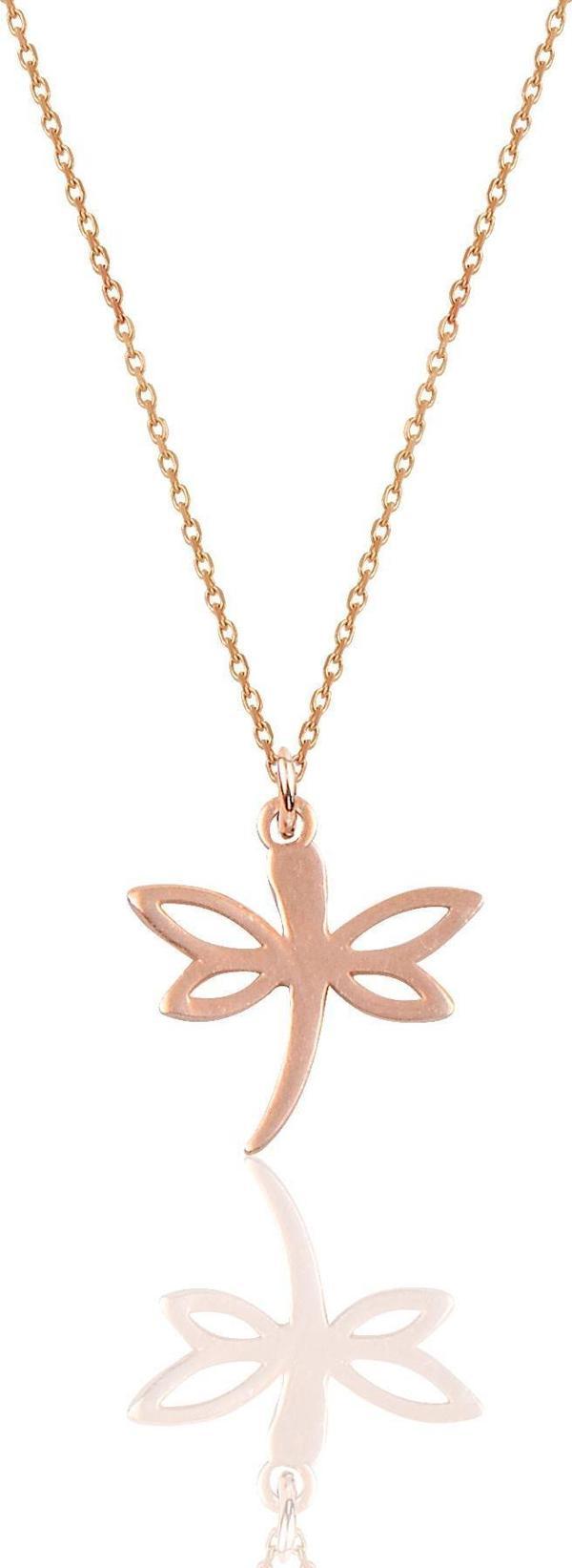 Gümüş rose yusufçuk modeli kolye  - Image 1