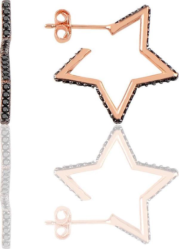 Gümüş star küpe  - Image 1