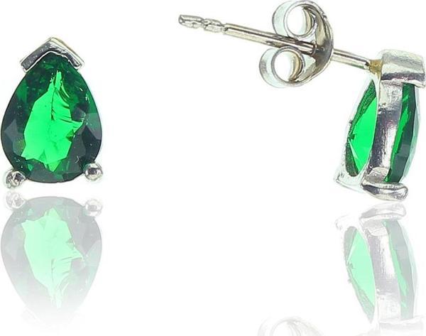 Mini yeşil damla küpe  - Image 1