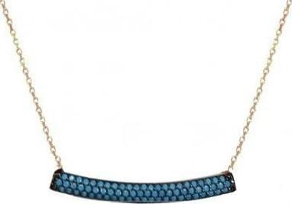 nano turkuaz taşlı kolye  - Image 1