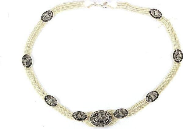 Osmanlı tuğralı midyat hasırı kolye  - Image 1