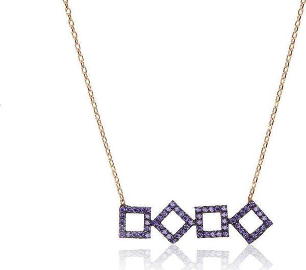 Söğütlü Silver Prizma Kolye  - Image 1