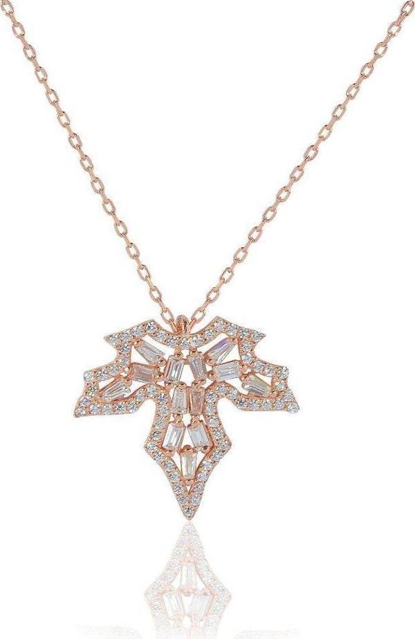 Söğütlü Silver yaprak kolye  - Image 1