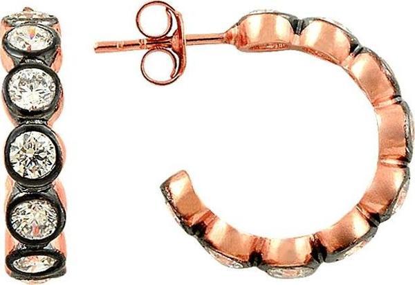 zirkon taşlı halka kupe  - Image 1