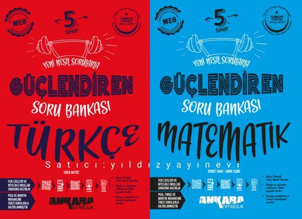 Ankara yayıncılık 5.sınıf matematik ve türkçe soru bankası - Ankara Yayıncılık - Image 1