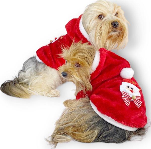 Santa Time Yılbaşı Köpek Sweatshirt, Noel Sweatshirt gold - Image 1