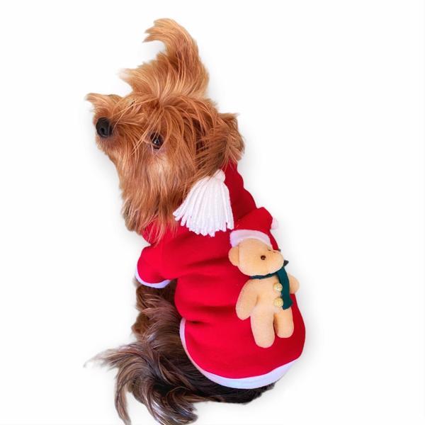 Teddy Noel Kapşonlu Köpek Sweatshirt  - Image 1