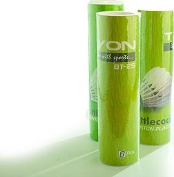 BADMINTON TOPU PLASTİK 6'LI - Image 1