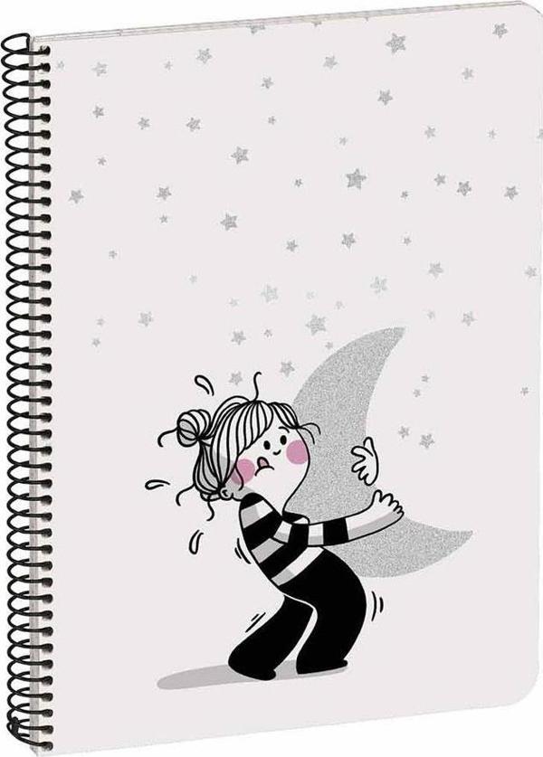 Busquets La Volatil Çizgili A5 Spiralli Defter 80 Yaprak 6105004790 - Image 1