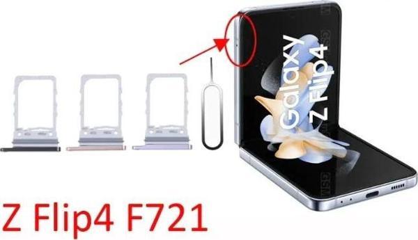 Samsung Galaxy Z Flip4 Fold4 2024 Orijinal SIM Kart Tepsisi Yuvası Değiştirme - F721 F936 için SIM Çekmeci Tutucu - Image 1