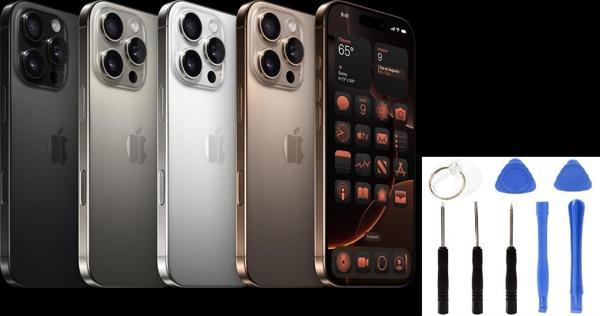 Apple İphone 16 Pro Max Arka Kapak +B7000 Yapıştırıcı+Tamir Seti - Image 1