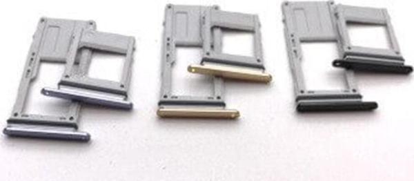 Samsung Uyumlu Galaxy A8 2018 A530 Sim Kart Tepsisi Gold - Image 1