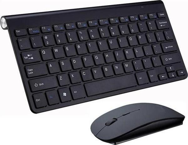 Mini Düz Sessiz Kablosuz Klavye + Mouse (Yurt Dışından) - Image 1