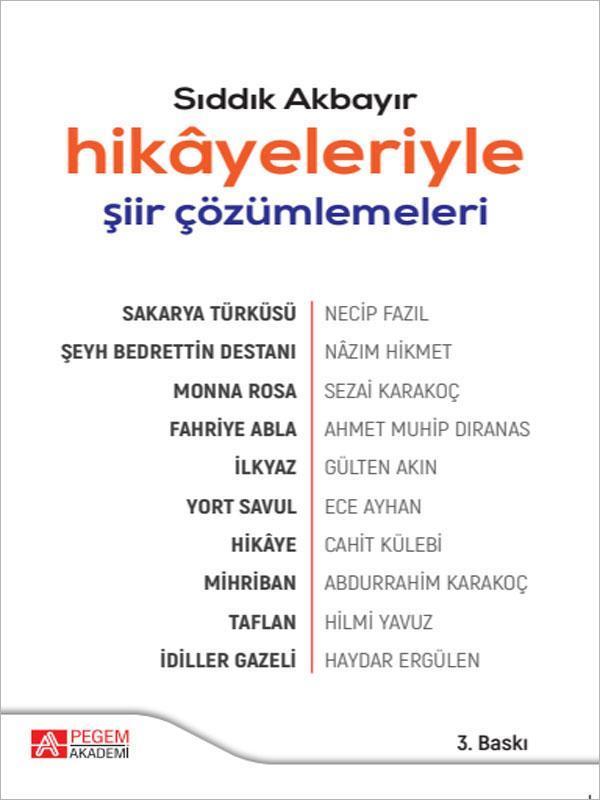 Hikâyeleriyle Şiir Çözümlemeleri - Pegem Akademi Yayıncılık - Image 1