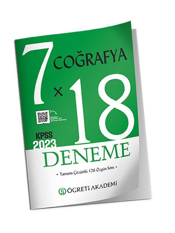 KPSS Genel Yetenek Genel Kültür Coğrafya 7x18 Deneme - Pegem Akademi Yayıncılık - Image 1