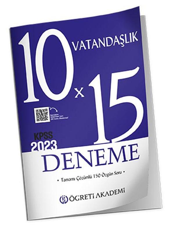 KPSS Genel Yetenek Genel Kültür Vatandaşlık 10x15 Deneme - Öğreti Akademi - Image 1