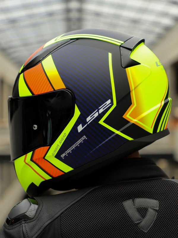 Ls2 Rapid 2 Extra Full Face Motosiklet Kaskı Siyah Vizörlü - Image 1