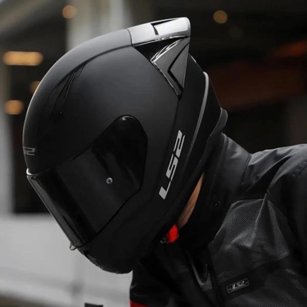 Ls2 Rapid 2 Mat Siyah Full Face Motosiklet Kaskı Siyah Vizörlü - Image 1