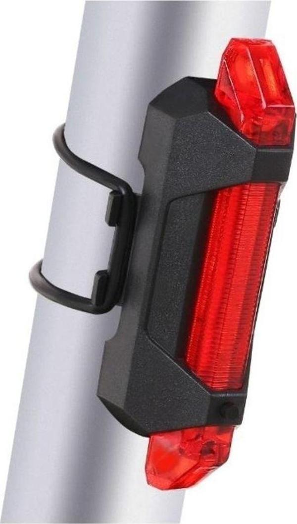 Wınbest Usb Şarj Edilebilir Led Bisiklet İkaz Lambası, Arka Uyarı Lambası - Image 1