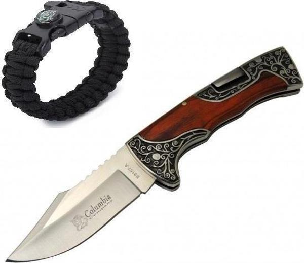 İsme Özel Columbia Gül Çakı K B-3157-A 21 CM - Image 1