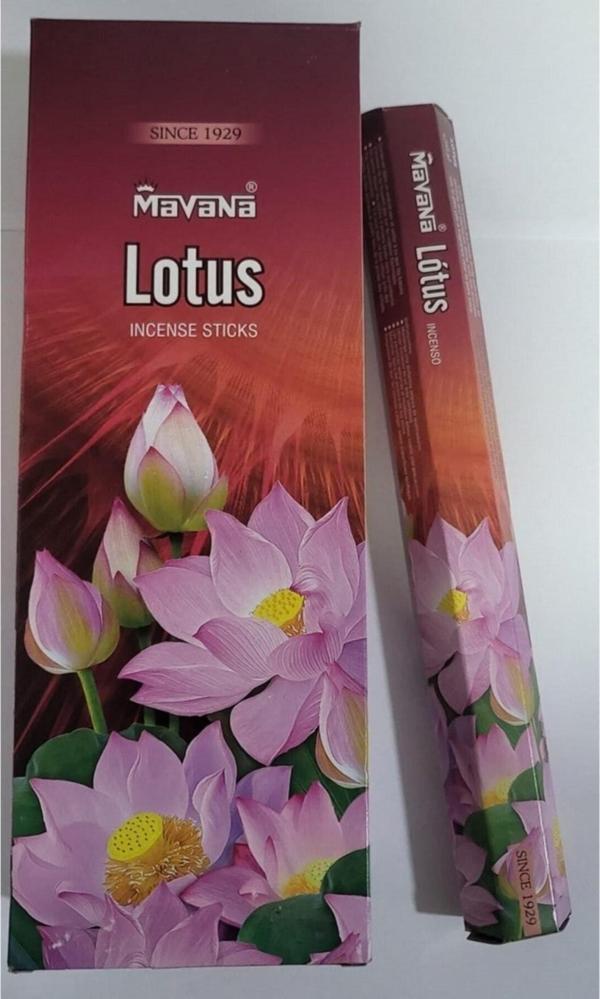 Kına Bella Mavana Lotus Kokulu Çubuk Tütsü - 20 Stick - Image 1