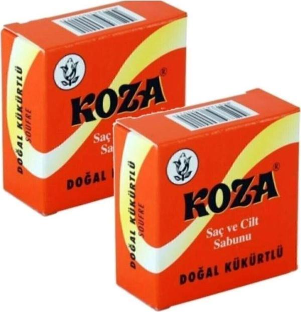 Koza Doğal Kükürtlü Saç Ve Cilt Sabunu 100 Gr X 2 Adet - Image 1