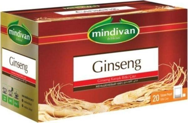 Mindivan Ginseng Çayı 20'Li Poşet Çay (2 Adet) - Image 1