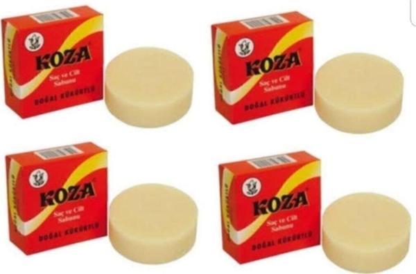 Koza Sabun Sabun 100 Gr Doğal Kükürtlü X4 Adet - Image 1