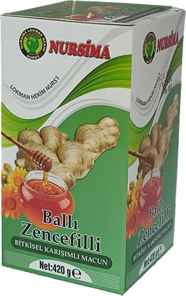Nursima Ballı Zencefilli Bitkisel Karışımlı Macun 420 Gr - Image 1