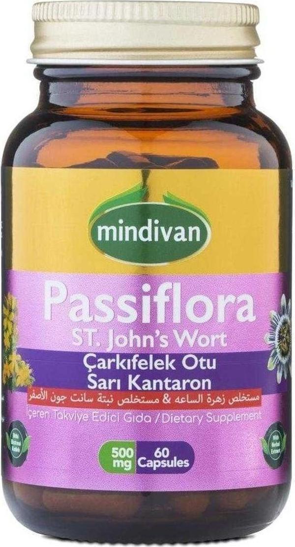 Mindivan Çarkıfelek Otu Kantaron Ekstreli 60 Kapsül - Image 1