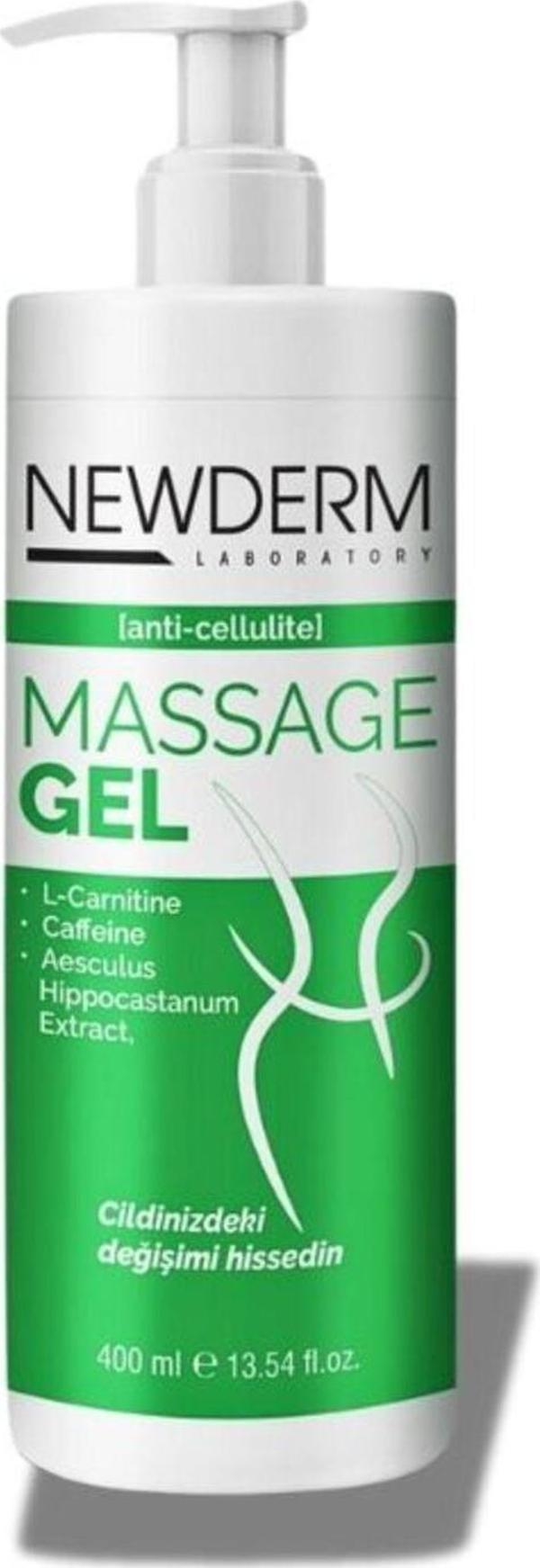 Newderm Masaj Jeli Selülit Jeli Anti Cellulite Massage Gel 400 Ml - Image 1