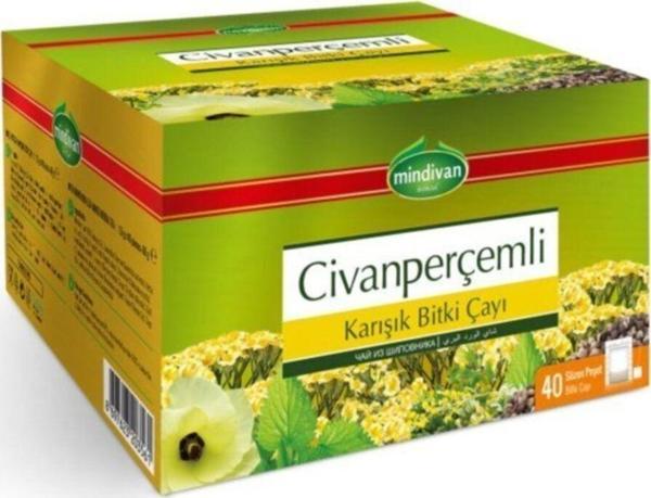 Mindivan Civan Perçemli Karışık Bitki Çayı 40'Lı Poşet Çay(2 Adet) - Image 1