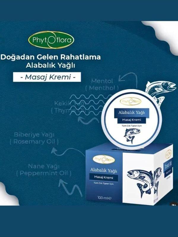 Phytoflora Alabalık Yağlı Masaj Kremi 100 Ml - Image 1