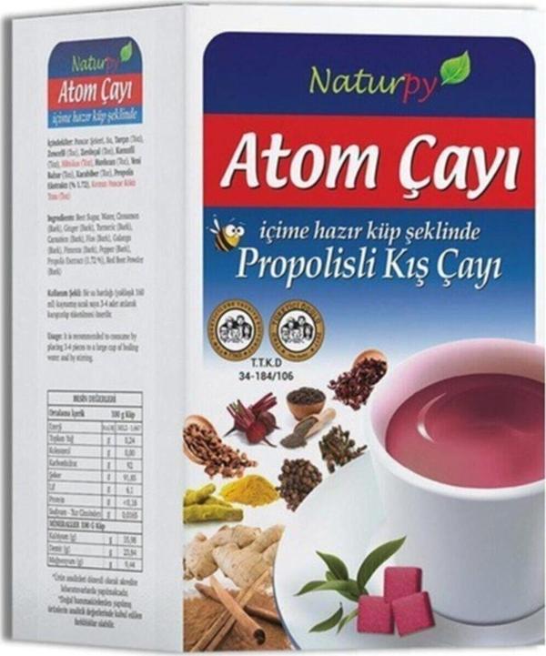 Sakız Ağacı Naturpy Atom Propolisli Küp Kış Çayı 150 G - Image 1